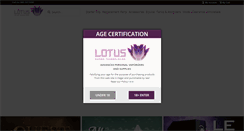 Desktop Screenshot of lotusvaping.com